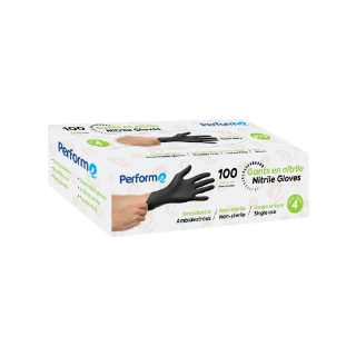 Image sur Gants de nitrile jetables noir 4 mil - Petit